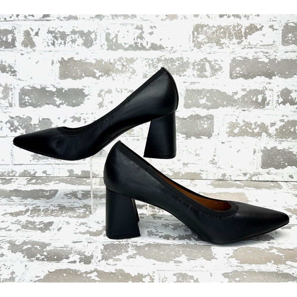 Gentle Soles by Kenneth Cole Dionne Pumps Women 10M Black Pointed Toe Block Heel